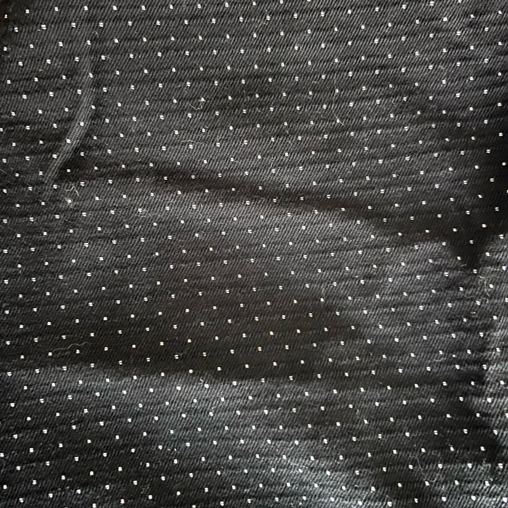 Banana Republic Sloan Ankle Black and white Polka Dot Straight Leg Career Pants - Picture 7 of 15